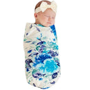 Newborn Babys Print Air Conditioner Blanket Swaddling Blanket Wraps A