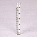 22*140mm Glass Rain Gauge Replacement Tube Outdoor Home Garden Yard Supplies MO