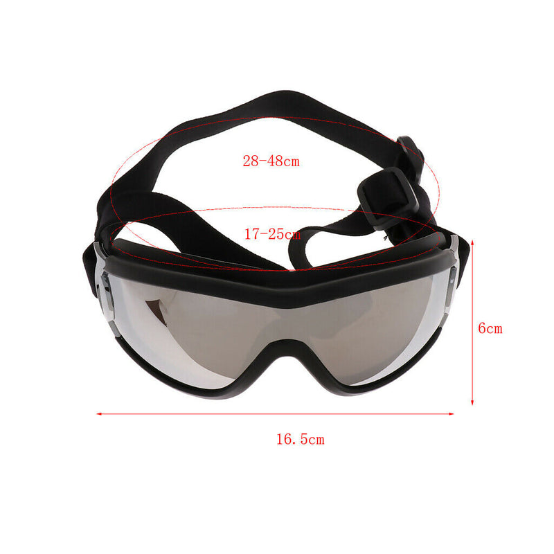 Large Dog Sunglasses Waterproof Windproof UV Protection Adjustable Strap