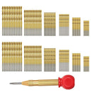 120 Pcs Twist Drill Set, High Speed Steel Mini Drill Bit And 1 Pcs Automati