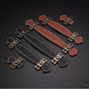 Leather Furniture Handle Modern Style Leather Handle Door Pull Handle ( Brown