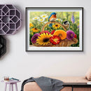 5D DIY Full Drill Diamond Painting Flower Basket Embroidery Craft Kit Decor