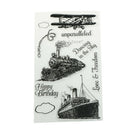 Hot Train Boat Pattern Stamp Seal Scrapbooking Card Making Photo Album Decor â„–[