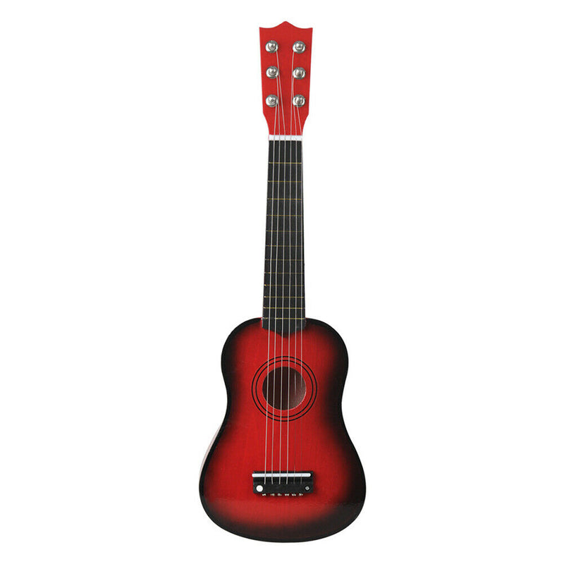 21 inch Portable Mini Guitar Wood 6 Strings Ukulele Children Learning Toys