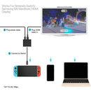 USB Type-C to HDMI Adapter for Nintendo Switch, HDMI Converter Cable (Black)