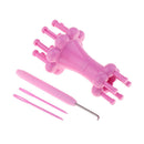Mini Spool Crochet Loom Knitter Knitting Yarn Wool Rope Hook Knitting Tool