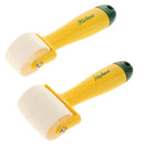 2pcs Plastic Wallpaper Seam Roller Home Decoration Flat Hand Roller Installation