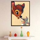 5D Cute Cartoon Deer Diamond Painting DIY Embroid Cross Stitch Mosaic Kits