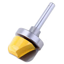 6.35mm 1/4 Shank Woodwork Milling Cutter Double  Round Bottom Router Bit