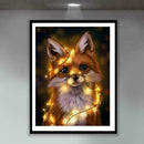 Full Drill Christmas Fox 5D Diamond Painting Hand Embroidery Decoration C6M4