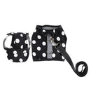 Pet Dog Vest Harness with Hat Pet Costume Party Clothes Round Dot-XS