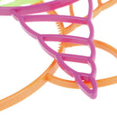 6Pcs/lot Multicolor headbands creative plastic hair hoop band girls headwear~