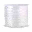 New 100M 0.8mm Clear Stretch Elastic Beading Cord String Thread Spool Supply