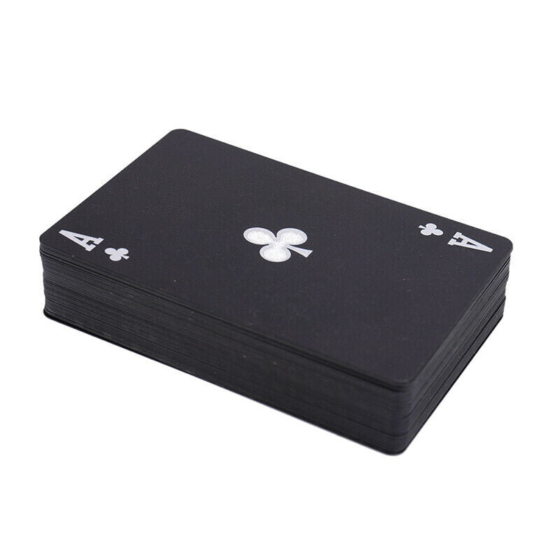 Waterproof Plastic Playing Cards Game Black Poker Polish Poker Star Board GSEAU