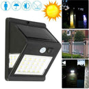 26Led Solar Wall Light Sensor Outdoor Solar Wall Light PIR Motion Sensor So F3U9