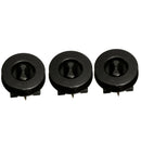 2x Fixing Grips Clamp Floor Holder Car Mat Carpet Clip Anti-Slip Knob Pads Black