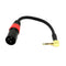 3 Pin XLR male to Right Angle 3.5mm Stereo Jack Mic Audio Cable
