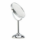 6inch Mirror Luminous Makeup Shaped Round Double Faces With Foot 10x Magnif Y4Y8