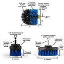 3pcs Tile Grout Power Scrubber Cleaning Brush Attachment Tub Cleaner Combo  G5M9