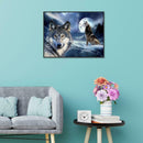 5D DIY Full Drill Diamond Painting Snow Wolves Cross Stitch Embroidery Kits