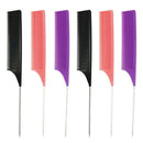 6Pcs Weaving Highlighting Foiling Hair Comb for Styling Dyeing Combs Brush