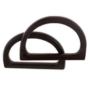 2pcs Wooden Bag Handle Replacement Wood Wooden Bag Handle DIY Purse Handle