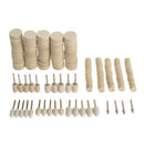 129Pcs Accessories Polishing Wheel Polishing Tools Wool Felt Metal Surface  W5Z9