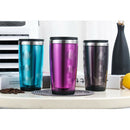 Double Walled Insulation Hot or Cold Mug Sports Water Bottle 400ml Black