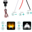 2x Motorcycle Turn Signal LED Light Indicator Blinker Bar End Top