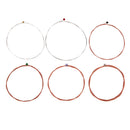 TX620-P 6pcs Guitar String Hexagonal Core Bronze for Folk Acoustic Guitar A