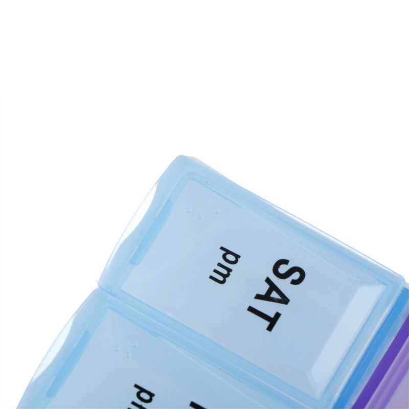 Weekly 7 Day Tablet Pill Box Holder Medicine Storage Organizer Case Container Gw