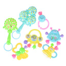 7Pcs Newborn Toddler Baby Shaking Bell Rattles Teether Toys Kids Hand Toys ME