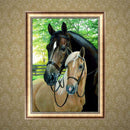 Horses 5D Full Drill Diamond Painting Embroidery DIY Needlework Home Decor