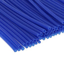 72 Pieces Universal Motocross Wheel Rim Spoke Wraps Skins Cover Deep Blue