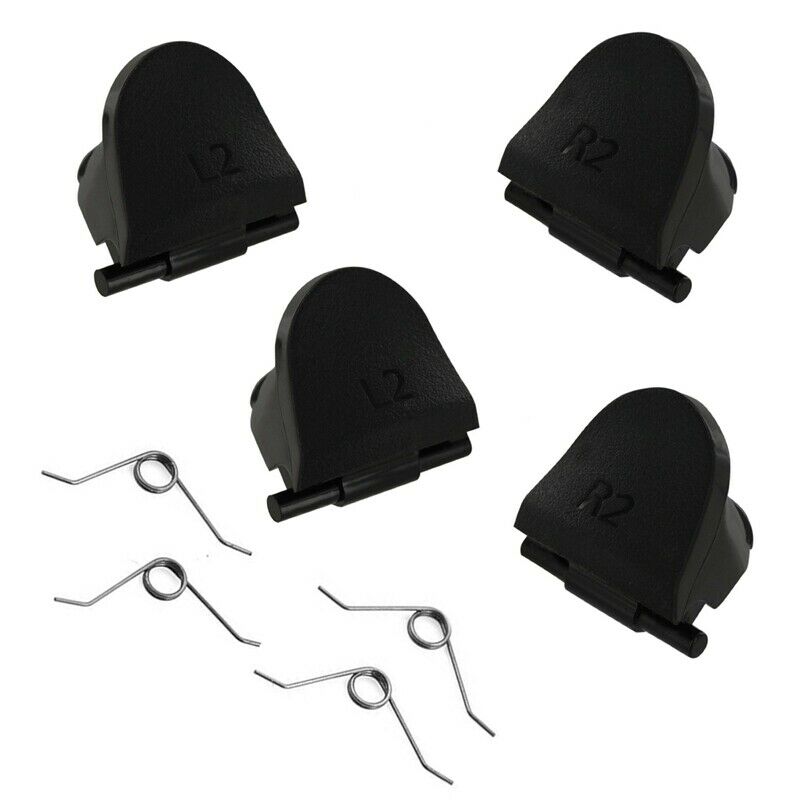 1 Set of Replacement L2 R2 Trigger Buttons + 4 Springs for PlayStation 4 PS J3U3