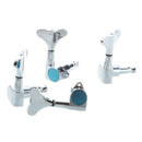 Chrome Sealed Bass Tuning Pegs Tuners Machine Heads 2L + 2R