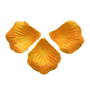 100pcs Fabric Rose Flower Petals Wedding Decorations Orange Q2D1