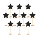 10pcs  Mini Rectangle Chalkboards Decorative Border Black Board with Stand