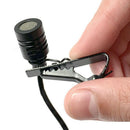 3.5mm Handsfree Speeching Portable lavalier Clip Microphone For Lecture Teac Hn
