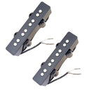 2x Metal JB Bass Neck/Bridge Pickups Open Style for 4 String Electric Bass