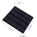 3W 12V 250mA A-Class Polysilicon Solar Power Panel Battery Charger Panel