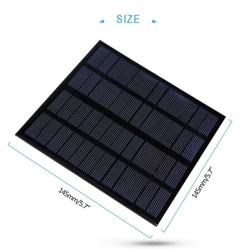 3W 12V 250mA A-Class Polysilicon Solar Power Panel Battery Charger Panel