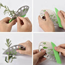 Vegetables Rosemary Thyme Cabbage Leaf Stripper Stainless Steel Herb Strippe Kw