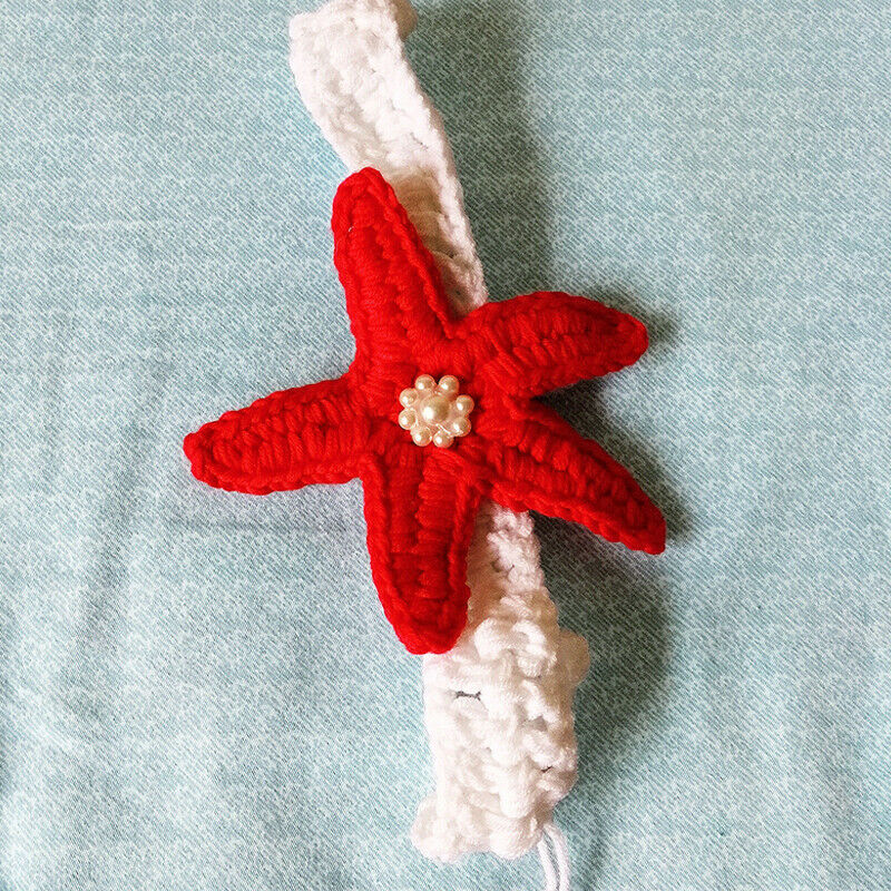 Baby Hat Mermaid Newborn Photography Props Girls Crochet Knitted Cap Hand-w