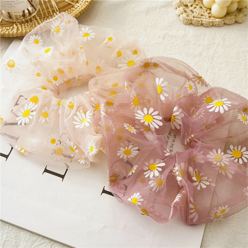 9 Pack Hair Scrunchies Elastic Hair Ties Bands Bun Maker Bobbles Ponytail Holder