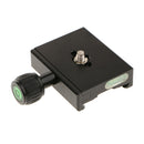 Metal 60mm Quick Release Clamp Adapter Replacement For Tripod Monopod New