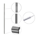Set of 10 Stainless Steel Straws,Straight Reusable Drinking Straws 10.5 inc B7T9