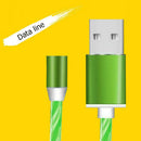 Magnetic Fast Charging Cable Universal Charger Phone USB Data Line (Green) A