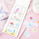 46pcs Juice Cake Watermelon DIY Diary Stickers Lables Gifts Packaging DecorA_3C