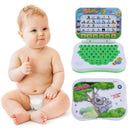 Folding Bilingual Teaching Kids Learning Machine Laptop Educational Toys